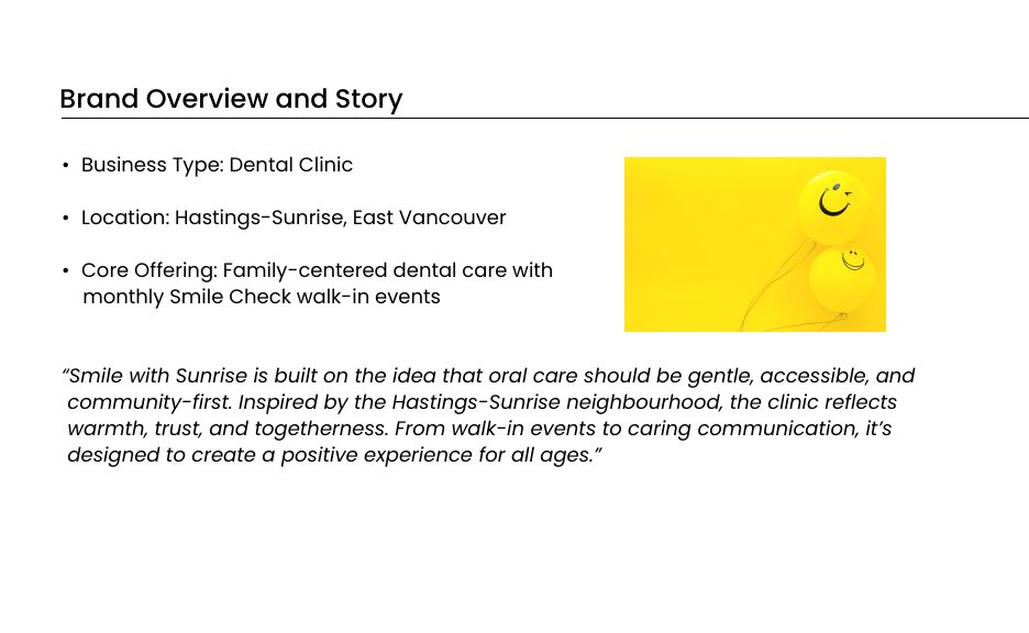 Smile with Sunrise brand overview and story